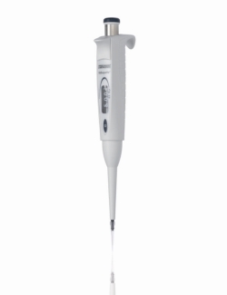 [EN]: labopette&reg; variable 0,5 - 10 &mu;l one channel pipette with variable volume adjustment