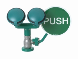 [LLG] Duchas oculares de emergencia con dos rociadores de 45&deg;, para montaje en mesa