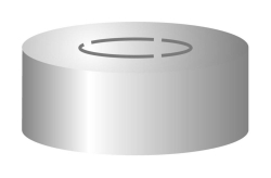 Aluminium center tear off caps N 20, silver pack of 100