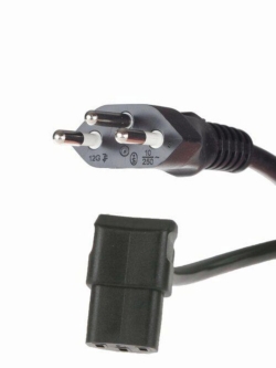 [EN]: Power cabel 230V, CH L-shaped cold connector socket