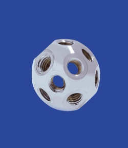 Bowl knot with 18 threaded holes M12 connection angle 45-180&deg;