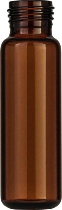 [EN]: Headspace thread bottles 20 ml brown glass, round bottom, 75,5 x 22,5 mm, pack of 100