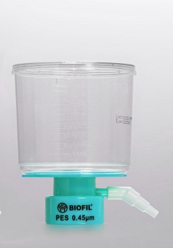 [EN]: Filter Upper Cups, pore 0.45&mu;m PES, for 500ml funnel, pack of 24