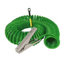 [EN]: Spiral earthing cable 3 m with clamp