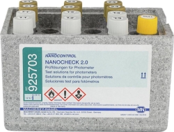 [EN]: NANOCHECK 2.0 test solutions 12 cuvettes, analysis certificate,345-800 nm UN 3316, 9, II, (E)
