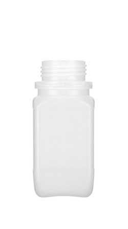 [EN]: Square reagent bottles,wide neck,PE-HD cap. 250 ml, without screw cap pack of 273