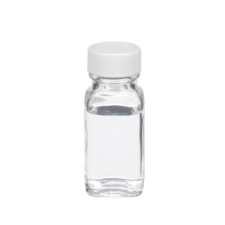 [EN]: WHEATON-Glass sample bottles 30 ml french square, clear, white (W216872) PP cap, PV liner, pack of 48