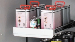 [EN]: Drawer 25kg, RAL 7035 345x500x50mm