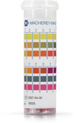 [EN]: pH-Fix indicator sticks 4.5 - 10.0 PT packed in round plastic tube with snap cap pack of 100