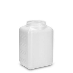 [EN]: HDPE-Square bottles 1500 ml nature, thread 80, fluted, w/o.UN license, pack of 90