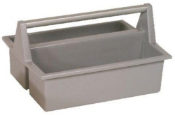 [EN]: Universal tool carrying case With aluminum handle, gray, 294x396x215 mm, pack of 12