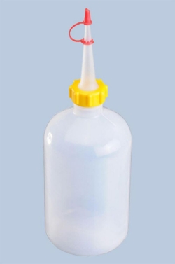 Dispenser bottles 500 ml round, nature, pack of 24