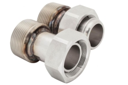 Adaptadores M38x1,5 hembra a NPT 1 1/4" macho paquete de 2