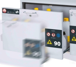 [EN]: Retrofit kit self-damping "SOFT CLOSE", UB90 S 570-1100 mm with two drawers