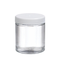 [EN]: WHEATON packing bottles 125 ml (W216904) straight sided,clear glass, with white PP cap, pack of 24