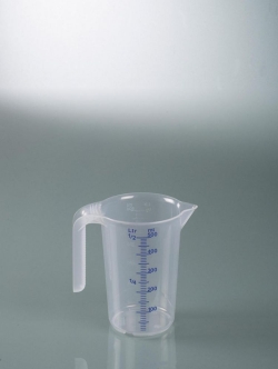 [EN]: Measuring can industry, 500 ml stackable, PP transparent