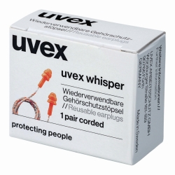 [EN]: Earplugs whisper with cord in minibox, pack of 50 pairs