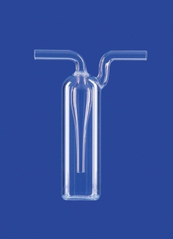 Bubble counter, height 100 mm made of DURAN&reg; tubing