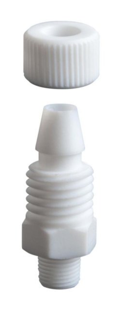 Compression fitting for hose connection PTFE, hose olive for corrugated hose ID 8mm/AD11mm for HPLC systems Thermo Scientific