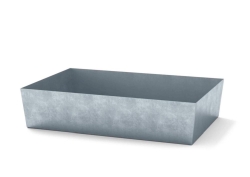[EN]: Sump tray galvanised steel W.Z.2501 815x1235x255