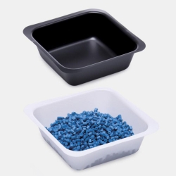 [EN]: Weighing boat P.S 7ml white, square form, not sterilized pack of 100