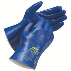 Protecting gloves RUBIFLEX S NB27B ca.27 cm, size 8, blue pair