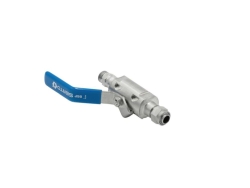 Shut-off valve M16x1 female/male (-60...+200&deg;C)