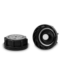 [EN]: Originality degassing caps 61 for 20-30L Canister black with molded ring, degassing valve w.surge protection+sealing ring