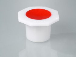 [EN]: PE Plug NS 40/45, 41x45 mm hollow with sealing rings and octagonal handle