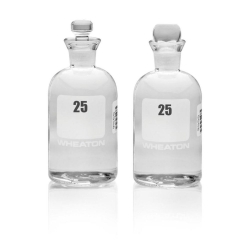 [EN]: WHEATON BSB bottles 300 ml, numbered 25-48 Robotic Stopper, 69 x 165 mm, (227497-02) pack of 24