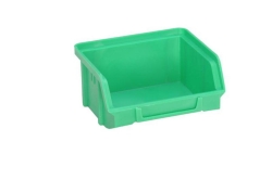 ***después de liquidación ya no disponible*** Papelera apilable, PS, verde P 95 x An 103 x Al 55 mm