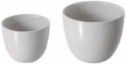 [EN]: Crucible porcelain 30 ml 45 Ø mm, 36 mm height, 22g, DIN 12904, glazed, temperature-resistant up to 1000°C