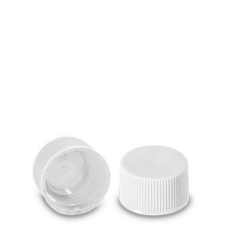 [EN]: Closures, PP, white with inner cone, for thread 25/1, pack of 1800