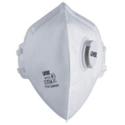 Foldable masks silv-Air classic 3310 FFP 3, with valve, white, pack of 15
