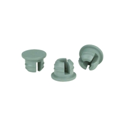 [EN]: WHEATON rubber stopper 20 mm grey, 3 feet, freeze-dried, chlorobutyl/55, pack of 300 (224100-203)