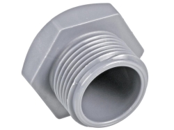 [EN]: Closing stopper, external thread 1/2" PP