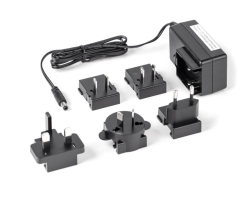 Fuente de alimentación enchufable (AUS;CH;EURO;UK;US) 12 V, 1 A; entrada: 100 V - 240 V, 50 / 60 Hz