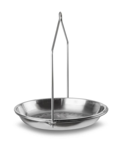 [EN]: Tare tray with retaining bracket Stainless steel, W/D/H 290×240×340 mm