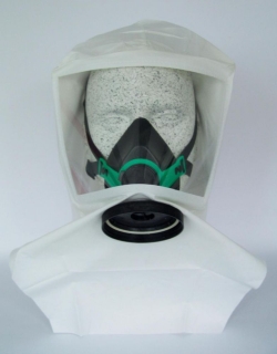 [EN]: Protective hood 230 made of dustproof and breathable fleece material pack of 10