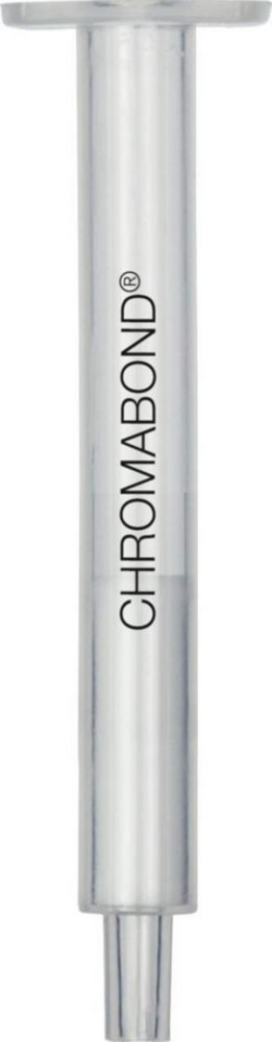 [EN]: CHROMABOND columns HLB (30 &mu;m, fine grained) particle size: 30 &mu;m volume: 1 mL, content of sorbent: 100 mg material: PP,