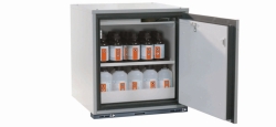 [EN]: Safety base cabinet UB-T-90 TR WxDxH(mm) 593x574x600, RAL 7035, 1x FB 1x LB St.bl. besch.gl. 1x BW.S St.bl. besch.gl. UB9