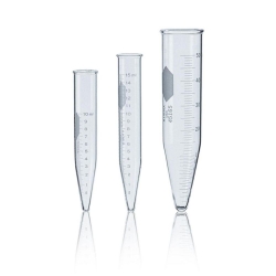 [EN]: Centrifuge Tubes 10 ml OD 17 mm, with scale, borosilicate glass, white graduated, pack of 12