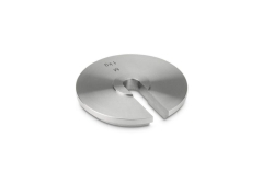 [EN]: Check weight M1 1 kg slotted weight, stainless steel, finely turned