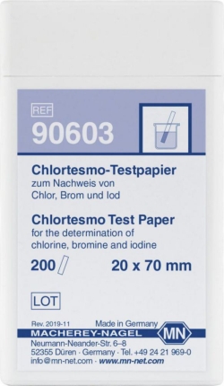 [EN]: Test papers Chlortesmo pack of 200 sheets