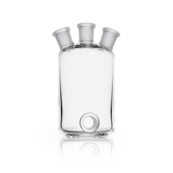 [EN]: DURAN&reg; Woulff bottles with 3 ground necks NS 19/26 and bottom tubulature, 500 ml