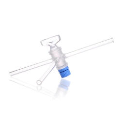 Three-way compl. with SWB stopcock T drilling 2 mm, NS 14.5 DURAN