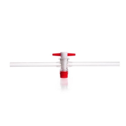 [EN]: DURAN&reg; Single way stopcocks, taper 1:5, with PTFE keys, bore 4 mm, NS 18.2