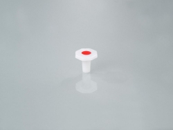 [EN]: PE Plug NS 10/19, 8.2x10 mm hollow with sealing rings and octagonal handle