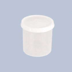 Jars with screw cap, PP