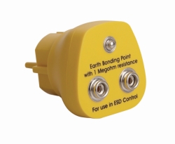 Grounding plug for connection in Engineering with 2 pushbutton closures